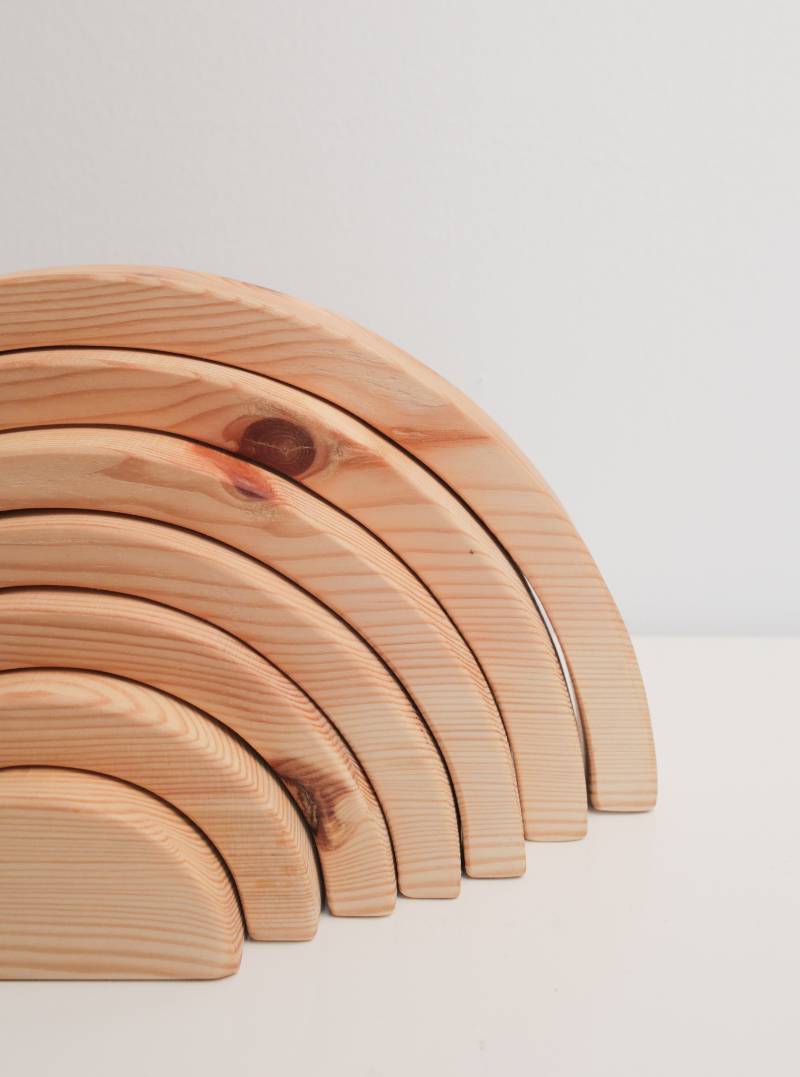 ARC-EN-CIEL EN BOIS (7 PIECES) – Image 2