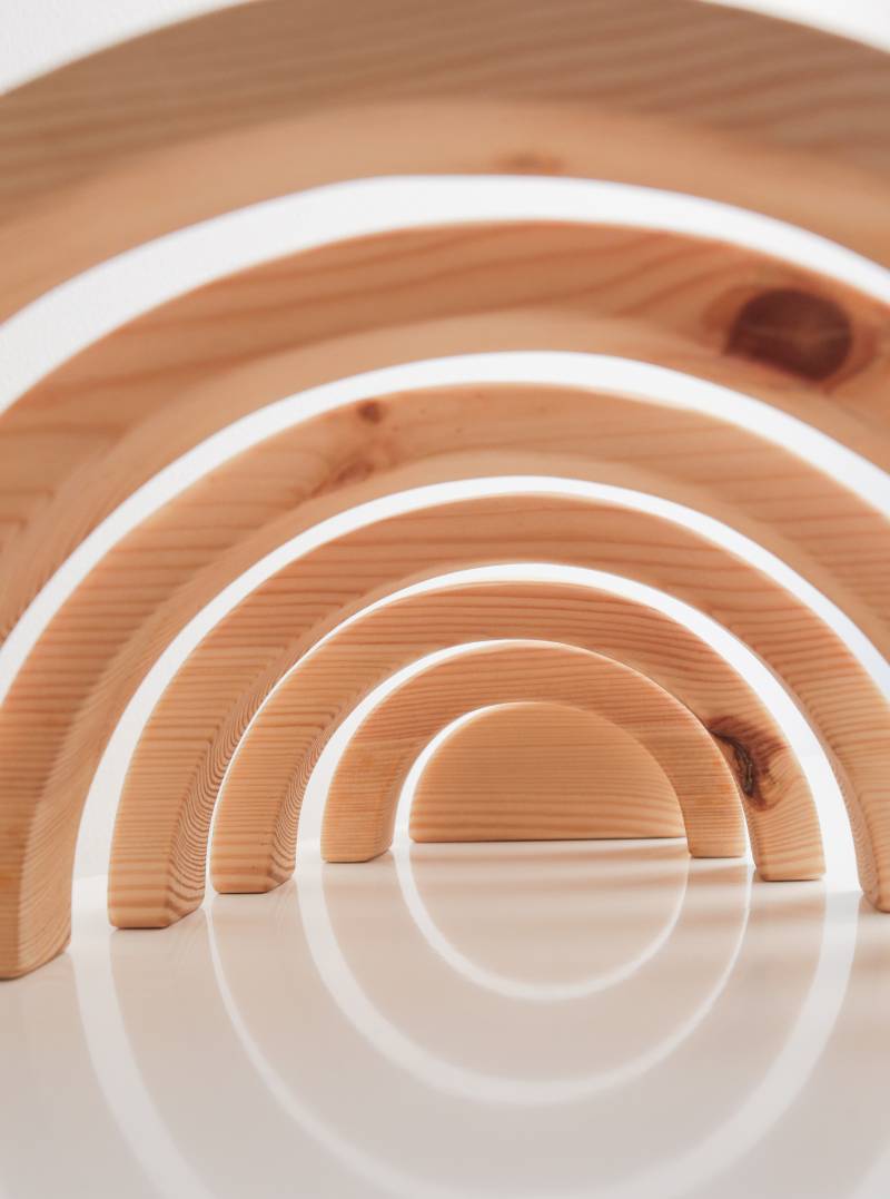 ARC-EN-CIEL EN BOIS (7 PIECES) – Image 4
