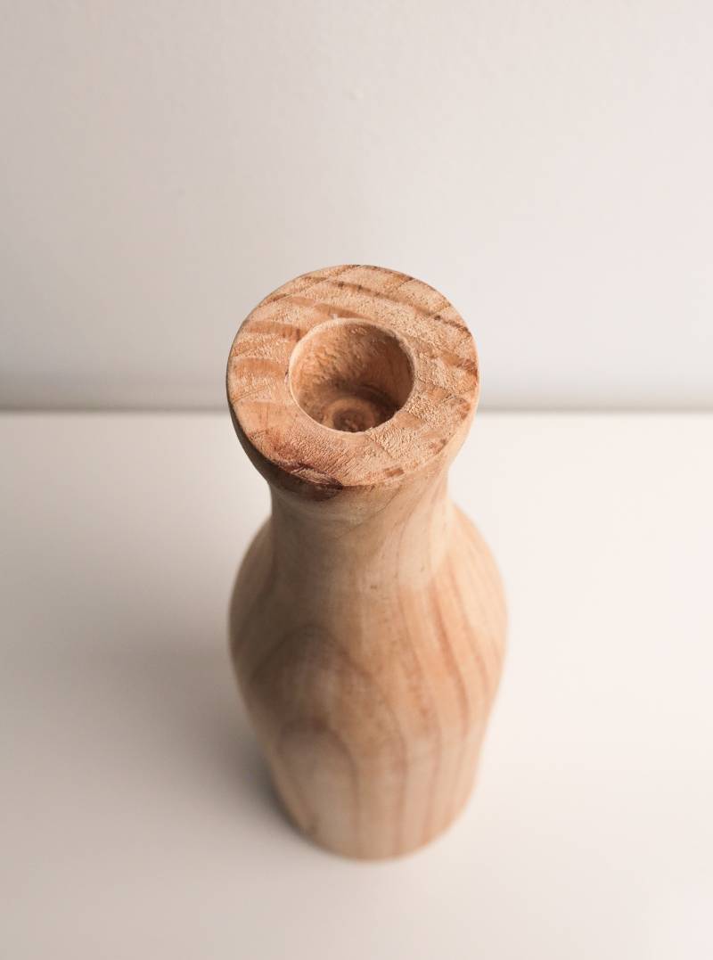 BOUGEOIR EN BOIS DE PIN – Image 8